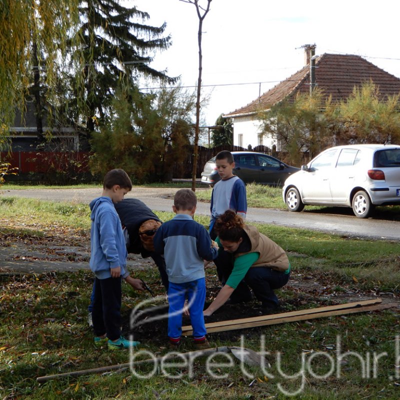 Közösségi faültetés Berettyóújfaluban 08